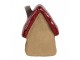 Dekorace hnědý keramický domeček - 10*8*13 cm Clayre & Eef