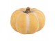 Žluooranžová keramická dekorace dýně Pumpkin - Ø 15*10 cm Clayre & Eef