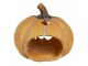 Oranžová keramická dekorace dýně Halloween - 15*14*13 cm Clayre & Eef