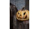 Oranžová keramická dekorace dýně Halloween - 15*14*13 cm Clayre & Eef