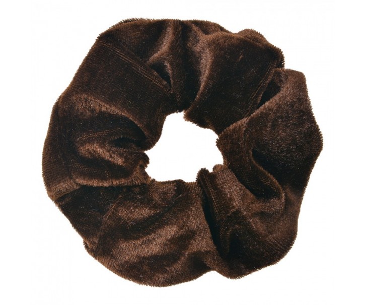 Hnědá gumička do vlasů Clayre & Eef