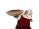 Vánoční dekorace Santa s miskou - 17*13*26 cm Clayre & Eef