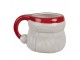 Keramický hrnek hlava Santa - 14*11*9 cm / 400 ml Clayre & Eef