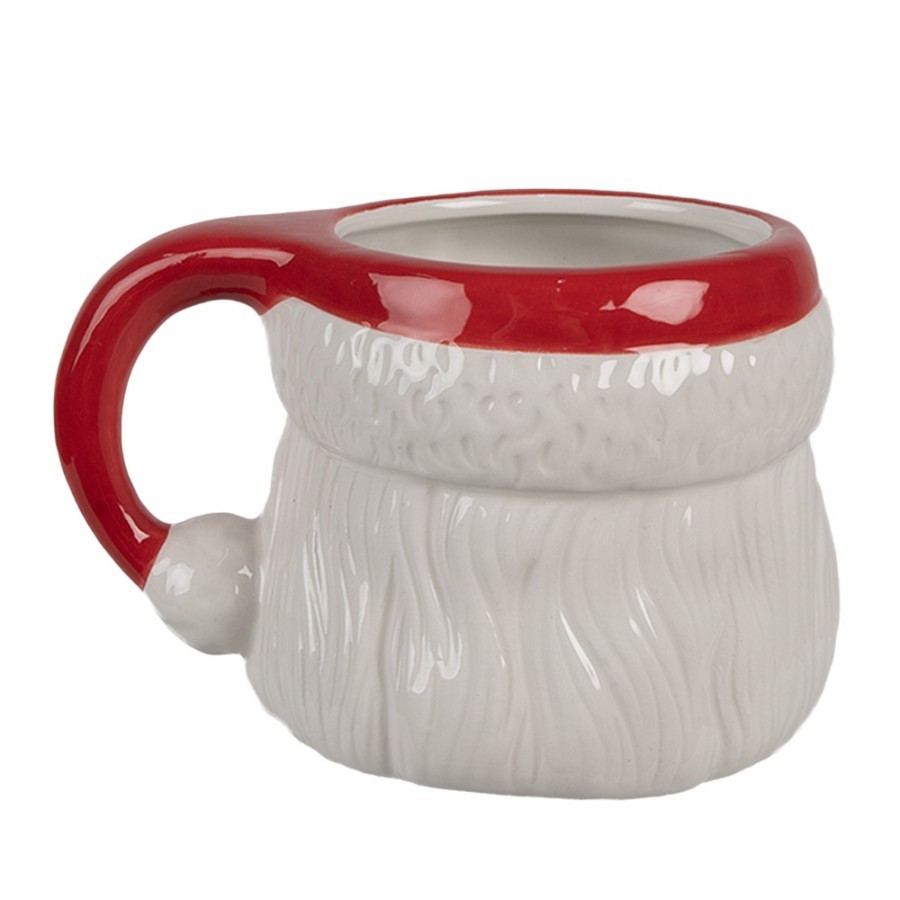 Keramický hrnek hlava Santa - 14*11*9 cm / 400 ml Clayre & Eef Keramický hrnek hlava Santa - 14*11*9 cm / 400 ml Clayre & Eef
