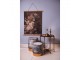 Nástěnná vintage mapa s květy - 80*2*100 cm Clayre & Eef