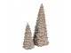 Béžová dekorace vánoční stromek Christmas Tree - Ø 13*30 cm Clayre & Eef