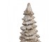 Béžová dekorace vánoční stromek Christmas Tree - Ø 9*18 cm Clayre & Eef