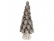 Hnědá dekorace vánoční stromek se šiškami Christmas Tree - Ø 7*19 cm Clayre & Eef
