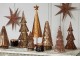 Černo-měděný skleněný svícen na čajovku - Ø 7*6 cm Clayre & Eef