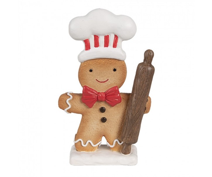 Vánoční dekorace Perníček Gingerbread Man - 11*4*18 cm Clayre & Eef