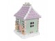 Zeleno-fialová perníková chaloupka Gingerbread House - 17*14*21 cm Clayre & Eef