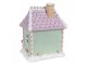 Zeleno-fialová perníková chaloupka Gingerbread House - 17*14*21 cm Clayre & Eef