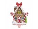 Háček na punčochu perníková chaloupka Gingerbread House - 13*11*18 cm Clayre & Eef