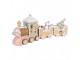 Barevný vánoční perníkový vláček Gingerbread Train - 45*12*19 cm Clayre & Eef