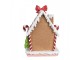 Háček na punčochu perníková chaloupka Gingerbread House - 13*11*18 cm Clayre & Eef