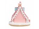 Barevná perníková chaloupka Gingerbread House - 16*13*15 cm Clayre & Eef