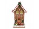 Hnědá perníková chaloupka Gingerbread House - 18*14*31 cm Clayre & Eef