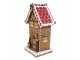 Hnědá perníková chaloupka Gingerbread House - 18*14*31 cm Clayre & Eef