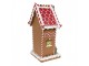 Hnědá perníková chaloupka Gingerbread House - 18*14*31 cm Clayre & Eef