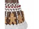 Dekorace dort s perníčky na podnosu na noze Gingerbread Cake - Ø 29*52 cm Clayre & Eef