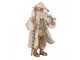 Vánoční dekorace taťka Santa Claus ve zdobeném obleku - 16*10*27 cm Clayre & Eef