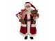 Vánoční dekorace Santa Claus v kožichu s dárky - 16*10*27 cm Clayre & Eef
