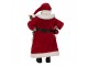 Vánoční dekorace Santa Claus v kožichu s dárky - 16*10*27 cm Clayre & Eef