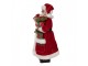 Vánoční dekorace Santa Claus v kožichu s dárky - 16*10*27 cm Clayre & Eef