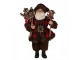 Vánoční dekorace taťka Santa Claus v kabátě s dárky - 18*10*27 cm Clayre & Eef