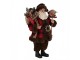 Vánoční dekorace taťka Santa Claus v kabátě s dárky - 18*10*27 cm Clayre & Eef