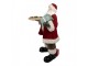 Vánoční dekorace socha Santa Claus s podnosem a dárkem - 56*50*91 cm Clayre & Eef
