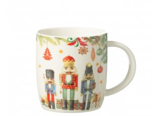 Vánoční hrnek s Louskáčky Chris Nutc v dárkové krabičce - 12*8*9 cm / 350ml