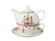 Tea for One s Louskáčky Chris Nutc v dárkové krabičce - 16*14*13 cm / 420 ml J-Line by Jolipa