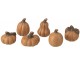 Set 6ks keramická oranžová dekorace dýně Pumpkin - 6*4*5 cm J-Line by Jolipa