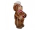Vánoční dekorace stojící plyšový medvěd v oblečku Teddy Bear - 22*16*43 cm Clayre & Eef