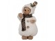 Vánoční dekorace stojící plyšový medvěd v oblečku Teddy Bear - 22*16*40 cm Clayre & Eef