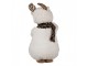 Vánoční dekorace stojící plyšový medvěd v oblečku Teddy Bear - 22*16*40 cm Clayre & Eef