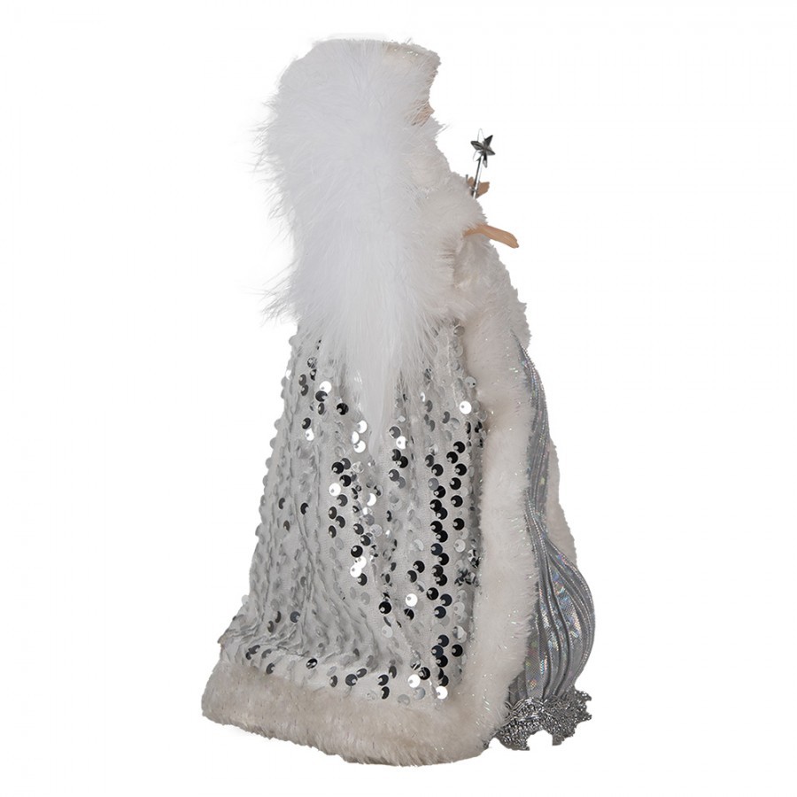Anděl ve zdobných šatech na špičku stromku Angel Chris - 20*15*28 cm Clayre & Eef Anděl ve zdobných šatech na špičku stromku Angel Chris - 20*15*28 cm Clayre & Eef