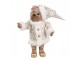 Vánoční dekorace stojící plyšový medvěd v oblečku Teddy Bear - 22*16*36 cm Clayre & Eef
