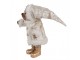Vánoční dekorace stojící plyšový medvěd v oblečku Teddy Bear - 22*16*36 cm Clayre & Eef