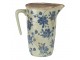 Keramický džbán s modrým potiskem L - 22*14*22 cm Clayre & Eef