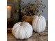 Béžová antik dekorace dýně Pumpkin latté - Ø 20*15 cm Chic Antique