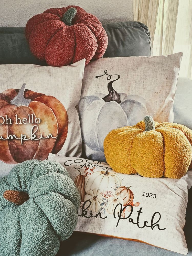 Růžový dekorační polštář ve tvaru dýně Pumpkin - Ø 28*18 cm Clayre & Eef Růžový dekorační polštář ve tvaru dýně Pumpkin - Ø 28*18 cm Clayre & Eef