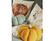 Béžovo-oranžový povlak na polštář s dýní Pumpkin Patch - 45*45 cm Clayre & Eef