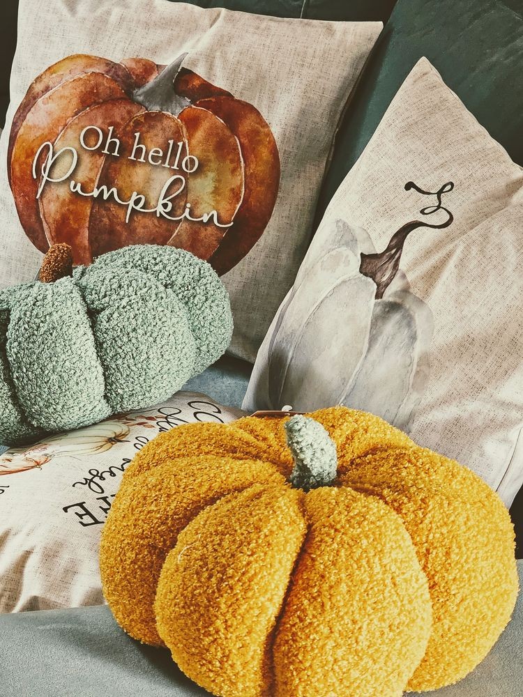 Béžovo-oranžový povlak na polštář s dýní Pumpkin Patch - 45*45 cm Clayre & Eef Béžovo-oranžový povlak na polštář s dýní Pumpkin Patch - 45*45 cm Clayre & Eef