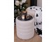 Černo-bílý servírovací talíř se stromky Black&White X-Mas - Ø 33*1 cm Clayre & Eef