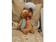 Hnědá vánoční plyšová dekorace Perníček Gingerbread - 19*14*35 cm Clayre & Eef