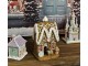 Zeleno-fialová perníková chaloupka Gingerbread House - 17*14*21 cm Clayre & Eef
