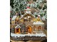 Hnědá svítící a hrající perníková chaloupka Gingerbread House - 33*17*30 cm Clayre & Eef
