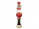 Červená dekorace Louskáček Nutcracker se šálky - 30*28*120 cm Clayre & Eef